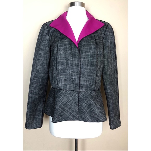 LAFAYETTE 148 NEW YORK AMANDA PEPLUM JACKET 12 - Picture 2 of 7